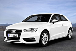 Audi A3 1.6 TDI ultra in Gletscherweiß - Frontansicht