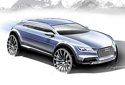 Audi Allroad Concept - seitliche Frontansicht