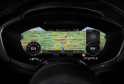 Audi TT - digitales Kombiinstrument