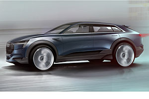Audi e-tron Quattro Concept - Zeichnung