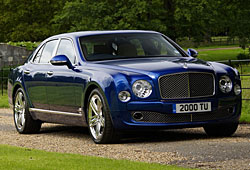 Bentley Mulsanne seitliche Frontansicht