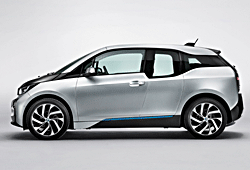 BMW i3 - Seitenansicht geschlossen und geöffnet