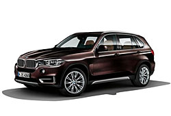 BMW X5 in der Individual-Lackierung Rubinschwarz Metallic und mit Individualfelgen