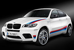 BMW X6 M Design Edition - Frontansicht mit optionaler Beklebung in M-Farben