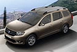 Dacia Logan MCV - seitliche Frontansicht