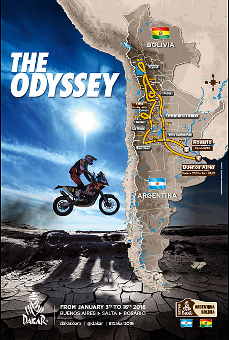 Dakar 2016: Streckenverlauf