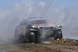 Dakar 2016 - Achte Etappe: Sébastien Loeb im Peugeot 2008 DKR verlor viel Zeit