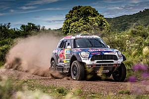 Dakar 2016 - Dritte Etappe: Nasser Al-Attiyah im Mini holt auf