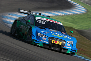 DTM Hockenheim - Edoardo Mortara im Audi gewinnt den Saisonauftakt