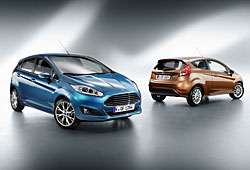 Ford Fiesta mit fünf (im Bild vorne) oder drei Türen