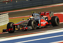 GP USA - Lewis Hamilton im McLaren auf Siegkurs in Austin/Texas