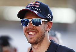 GP Japan - Sebastian Vettel hat nach seinem Gewinn gut lachen