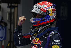 GP Südkorea - Sebastian Vettel holte den dritten Sieg hintereinander in Südkorea