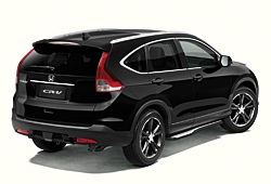 Honda CR-V mit Black-Edition-Paket in der Heckansicht