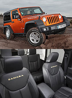 Jeep Wrangler mit neuer Sitzanlage