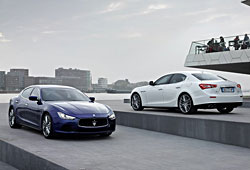 Maserati Ghibli - Front- und Heckansicht
