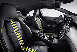 Mercedes CLA Edition 1: Exklusives Polster-Design Neon Art