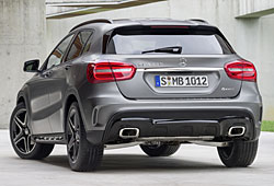 Mercedes GLA 250 4Matic - Heckansicht