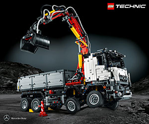 Mercedes Arocs 3245 Kipper als Lego-Bausatz
