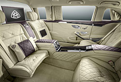Mercedes-Maybach - Blick in den Fond