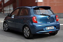 Nissan Micra - Modelljahr 2014 - Heckansicht