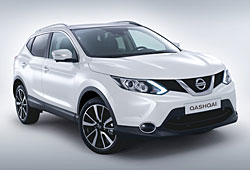 Nissan Qashqai - seitliche Frontansicht