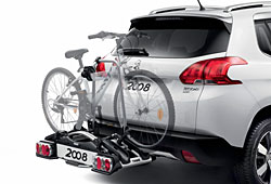 Fahrradträger fürs Heck des Peugeot 2008