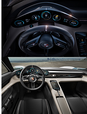 Porsche Mission E Innenraum