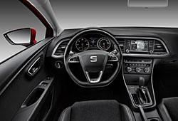 Seat Leon SC Cockpit auf der Fahrerseite