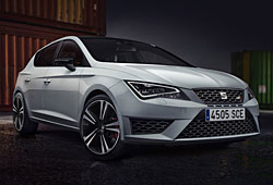 Seat Leon Cupra mit fünf Türen - Frontansicht