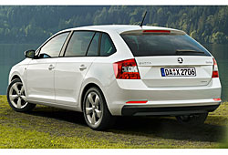 Skoda Rapid Spaceback - Heckansicht