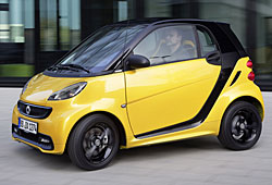 Smart Fortwo Cityflame in der Seitenansicht