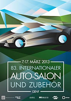 Genfer Autosalon - Plakat 2013