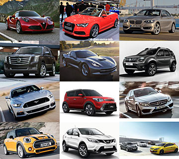 Überblick - Autoneuheiten 2014 - Auszug