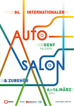 Genfer Autosalon - Plakat 2014