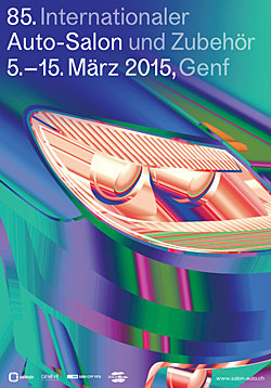 Genfer Autosalon - Plakat 2015
