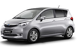 Subaru Trezia Front-/Seitenansicht