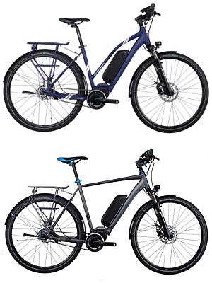 Subaru E1: E-Bike für Damen (oben) und Herren