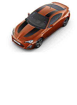 Toyota GT86 Zubehör - Dekorfolie, Außenspiegelkappen, Felgen