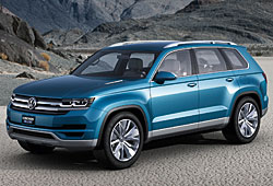 VW Cross Blue Seitenansicht