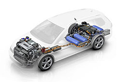 VW Golf Variant HyMotion - Schema