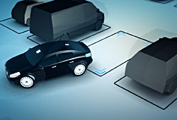 Volvo - Auto parkt selbsttätig ein