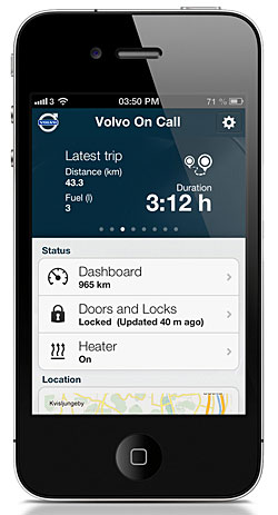 Volvo on Call-App
