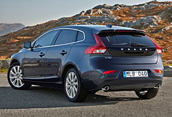 Volvo V40 in Caspian-Blaumetallic - Heckansicht