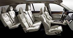 Volvo XC90 - Sitzanordnung