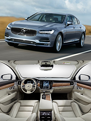 Volvo S90 - Front- und Innenransicht