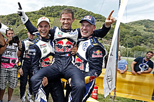 WRC 2015 - Rallye Deutschland - Dreifach-Erfolg für Volkswagen