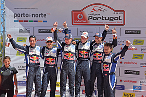 WRC 2015 - Rallye Portugal: Reines VW-Podium