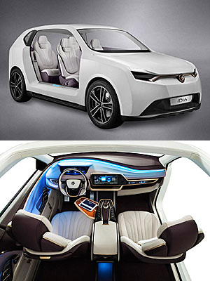 Yanfeng ID 16 Concept - Außen- und Innenansicht